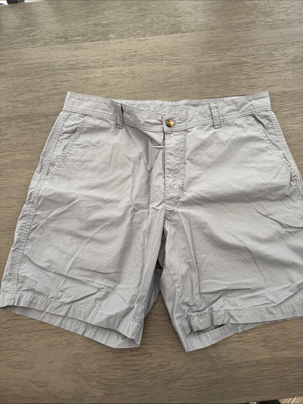 Columbia Light Gray Men's Flat Front Shorts